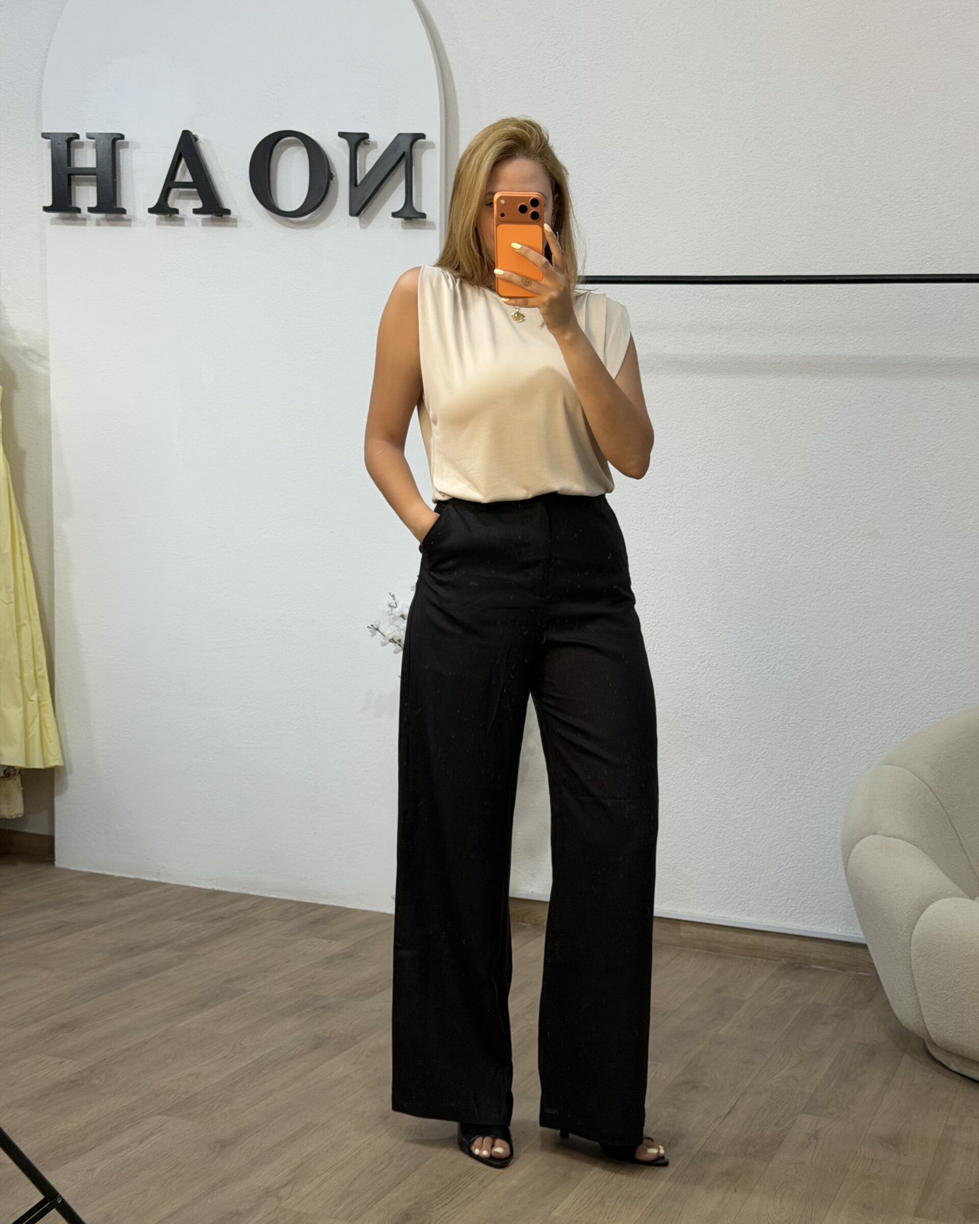 Pantalon Élégance Noire - Pantalons - NOAH