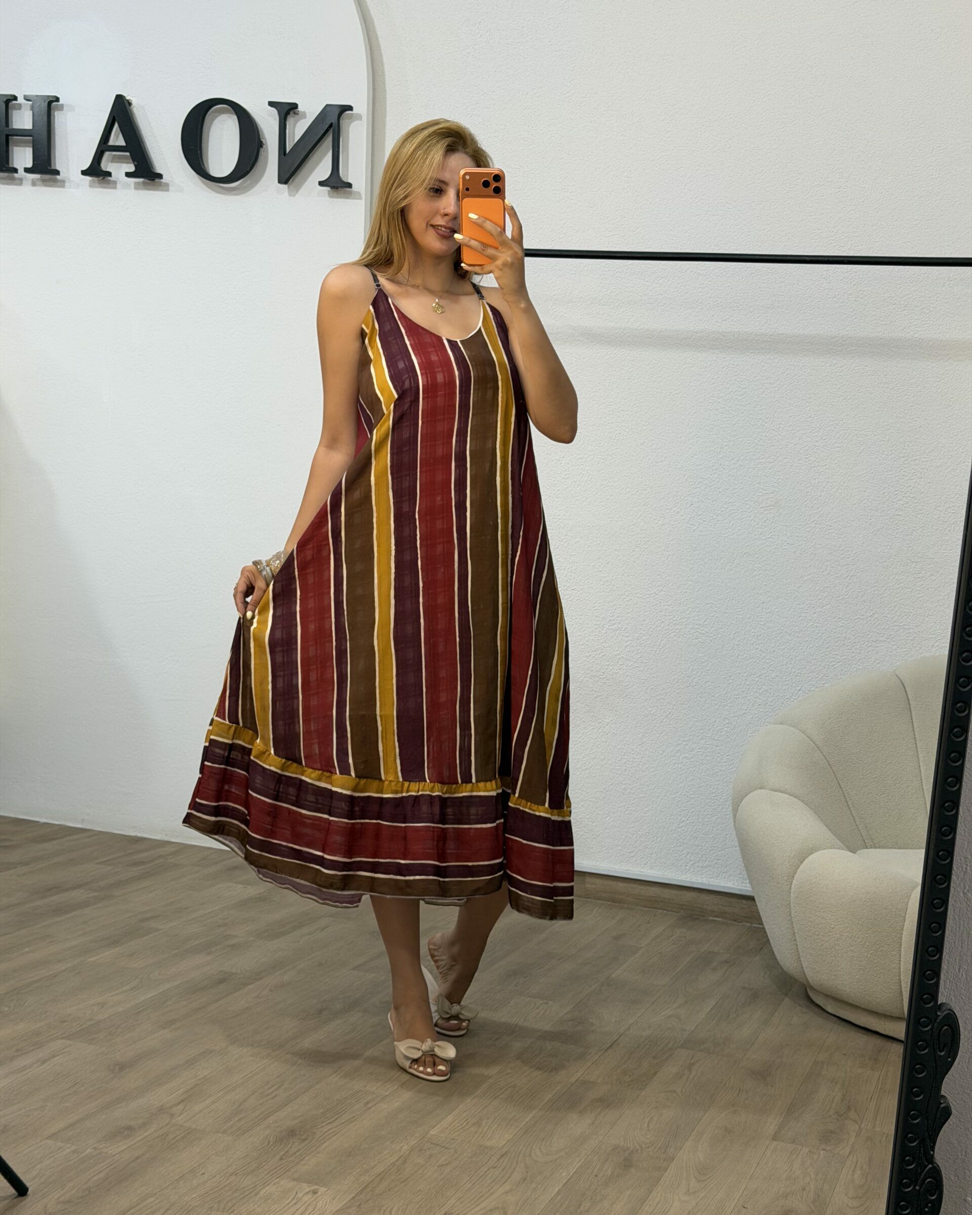 Robe Sienna Rayée - Robes - NOAH