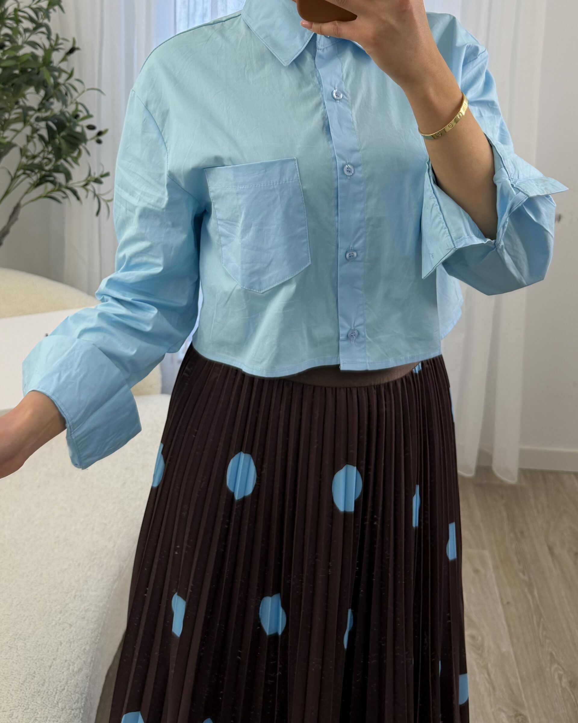 Chemise Ciel Cropped - Chemises - NOAH