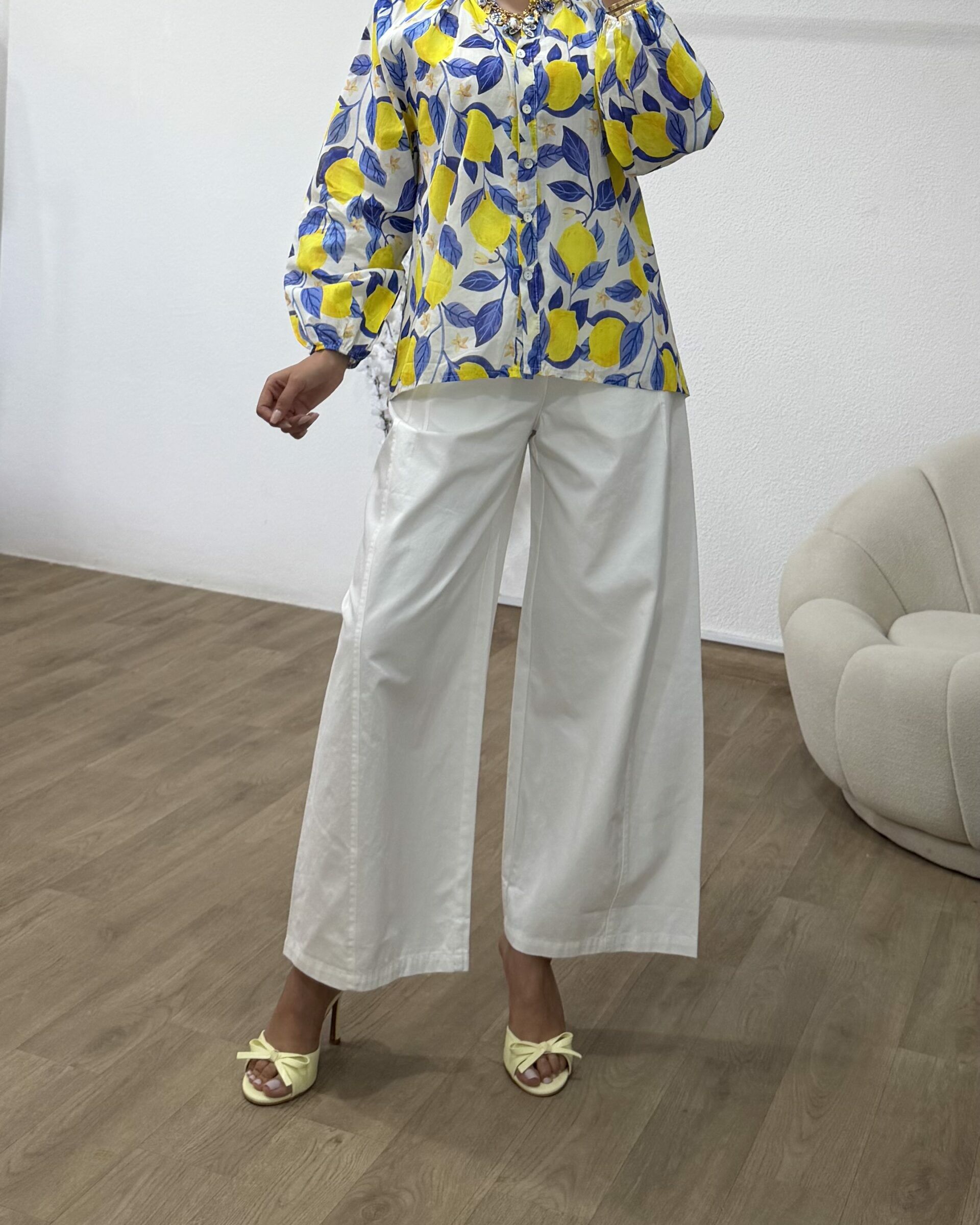 Chemise Citron Bleu - Chemises - NOAH